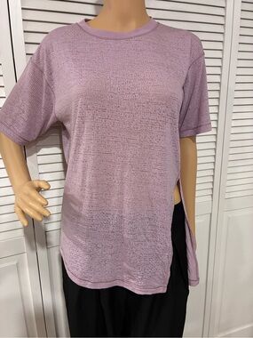 lululemon athletica Light Lilac Short-Sleeve Crew Tee